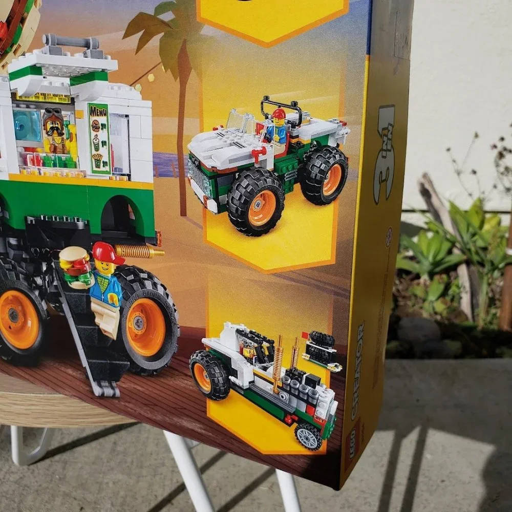RETIRED LEGO Creator 3in1 Monster Burger Truck 31104 Food Vehicle SEALED NEW 499